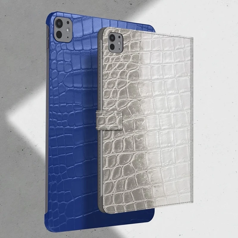 Customized leather iPad case — handstitched OJ Exclusive Netherlands