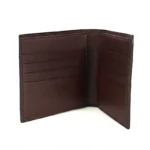 Dark Red Crocodile Bifold Wallet