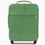 绿色鳄鱼行李正面