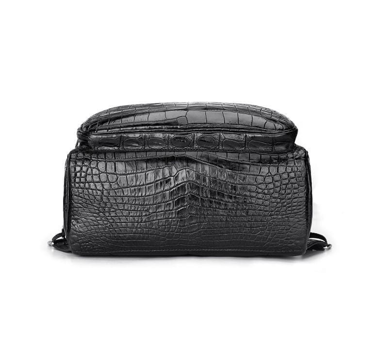Genuine Alligator Skin Backpack Luxury Backpack black for Men5