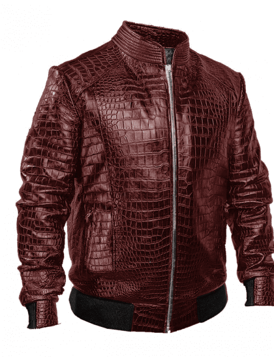 red crocodile jacket red1