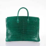 Glossy Green Handbag Birkin 40cm