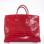 亮红色铂金包 40厘米