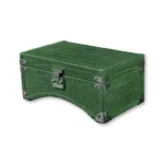 绿色鳄鱼皮手表盒-Lux