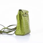 Green ostrich backpack hac a dos