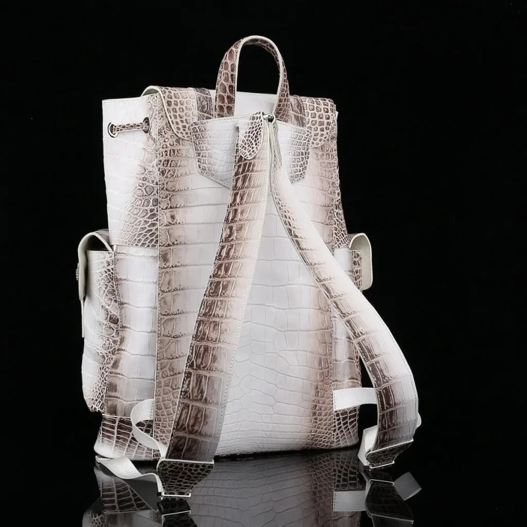 Hilmalaya White Crocodile Leather Backpack 1694678217937 4000x progressive