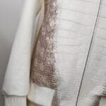 喜马拉雅-鳄鱼-皮-夹克-连帽衫-特写