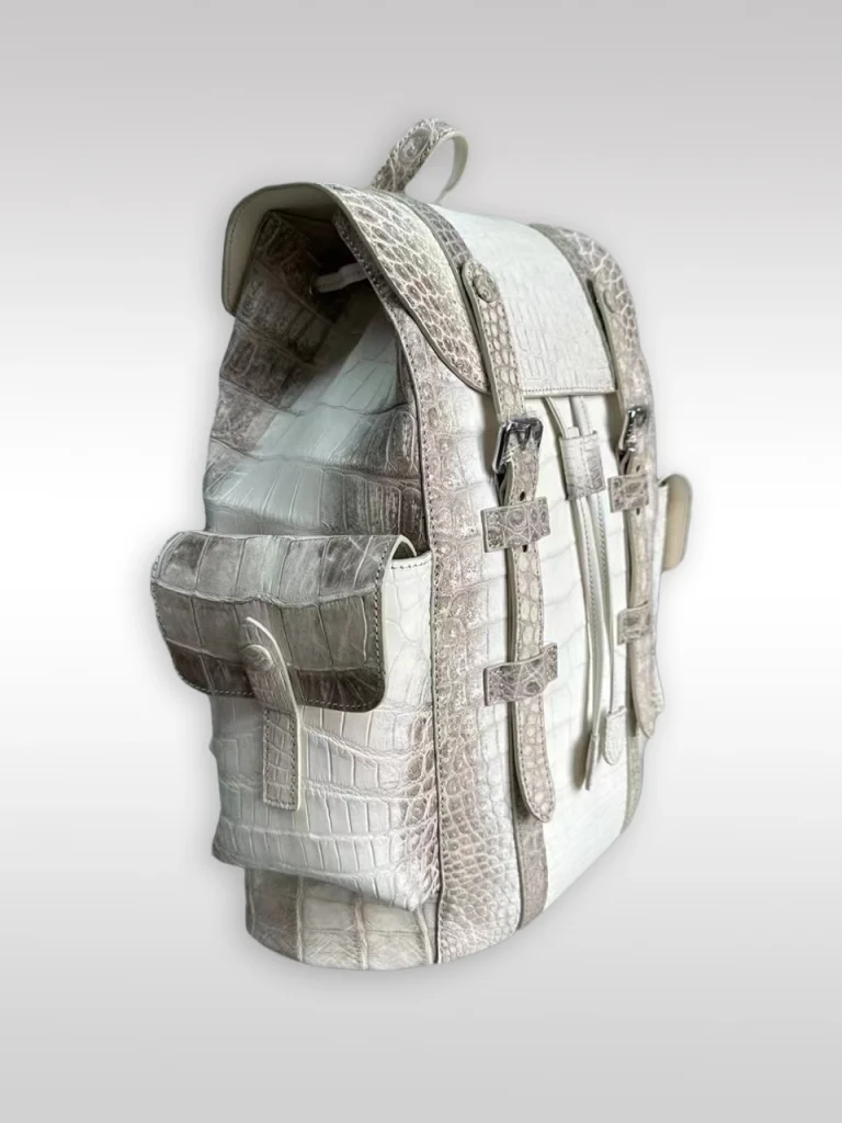 Himalayan crocodile christopher backpack leather