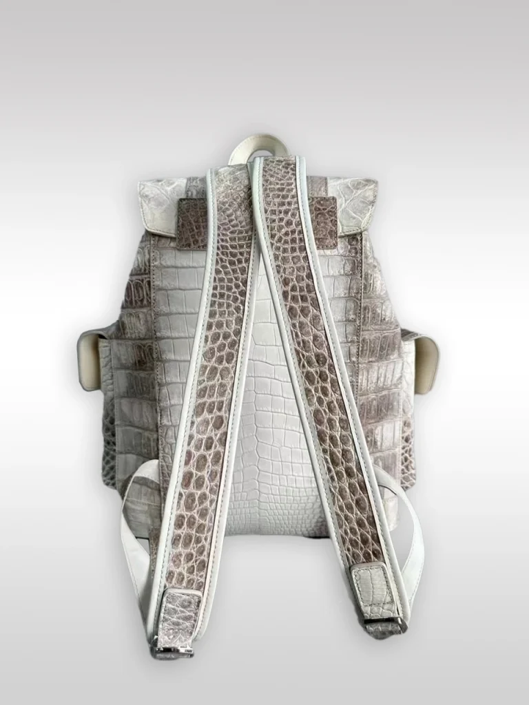 Himalayan crocodile christopher backpack leather back