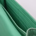 LIGHT GREEN CROCODILE CLUTCH