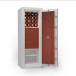 Coffre-fort de luxe blanc grand format sur mesure