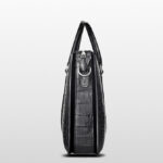 Luxury black Alligator Business Briefcase for Men3