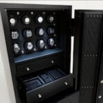 光面黑色定制保险箱内部