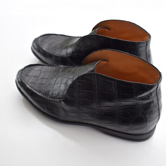 black crocodile shoes loro piana