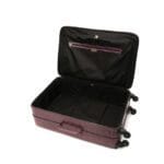 紫色鳄鱼奢华行李 内部