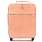 玫瑰色鳄鱼行李正面