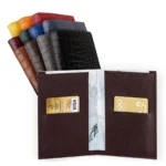 Red Crocodile Passport Holder