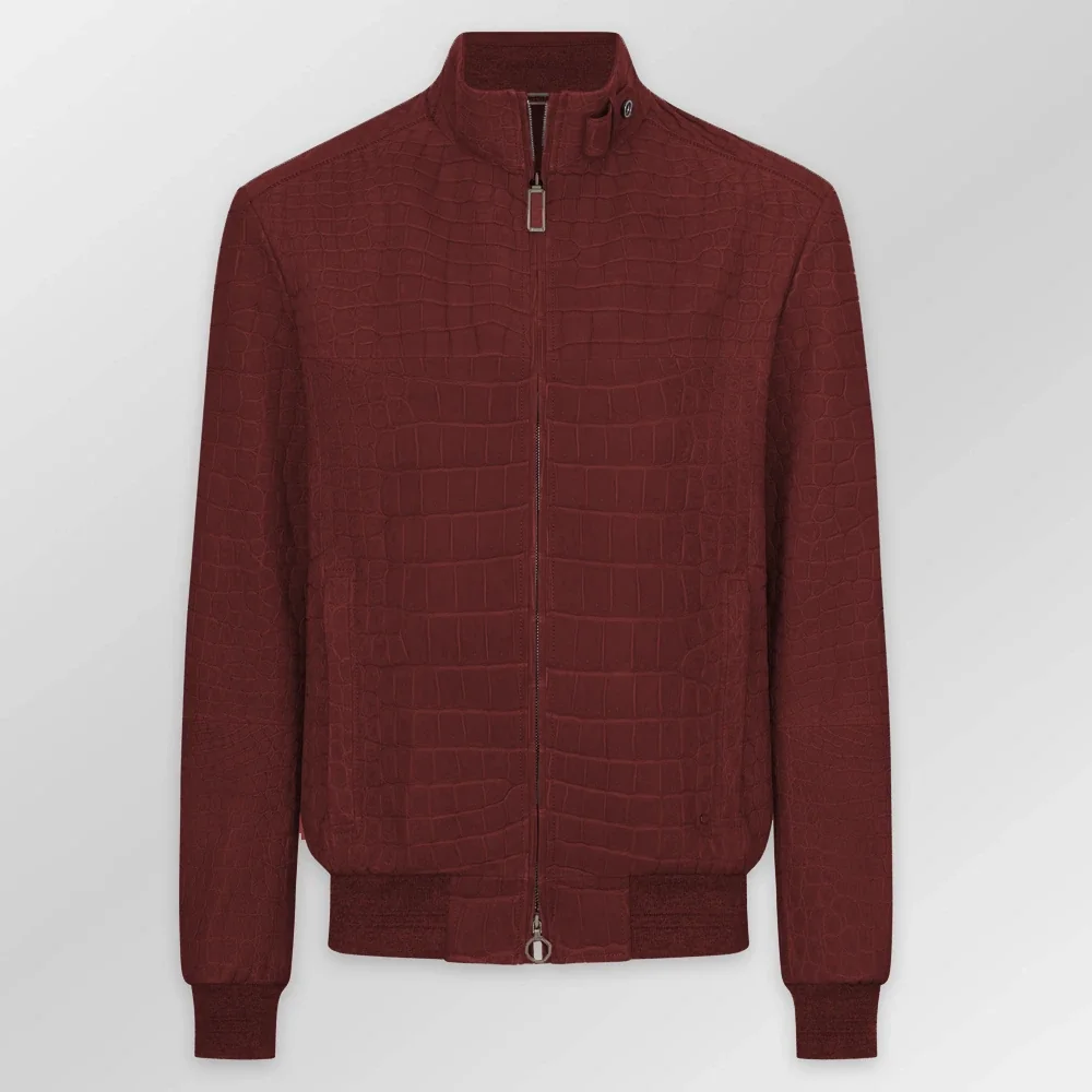 Bespoke exotic leather jacket — OJ Exclusive