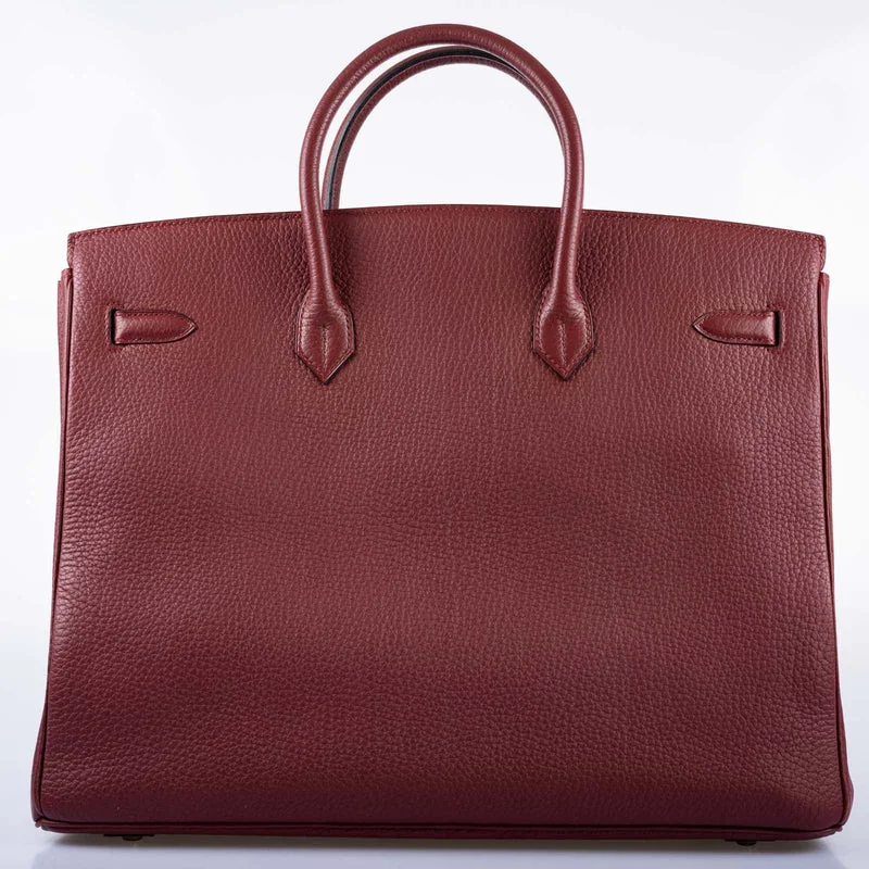 红色 Togo 手提包 Birkin 40cm 背面
