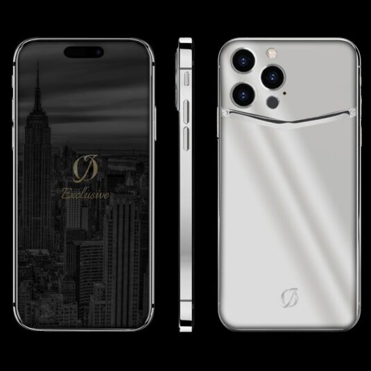 Custom iPhone 13 Pro Max 1 TB with Diamond Bezel and 24k Gold