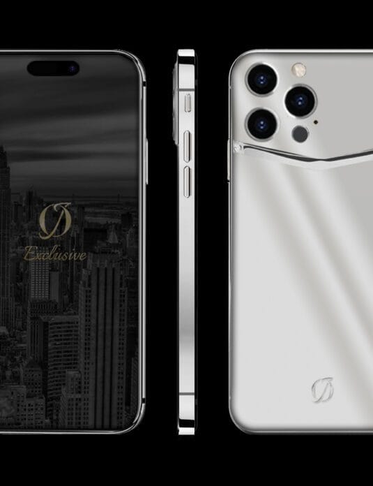 SILVER IPHONE 14 PRO MAX V DESIGN