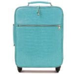 蒂芙尼蓝鳄鱼行李背面