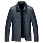 Alligatorjacke Herren blau