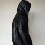 Alligatorjacke mit Kapuze 3