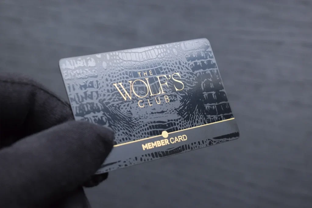 authenticity card personalized front