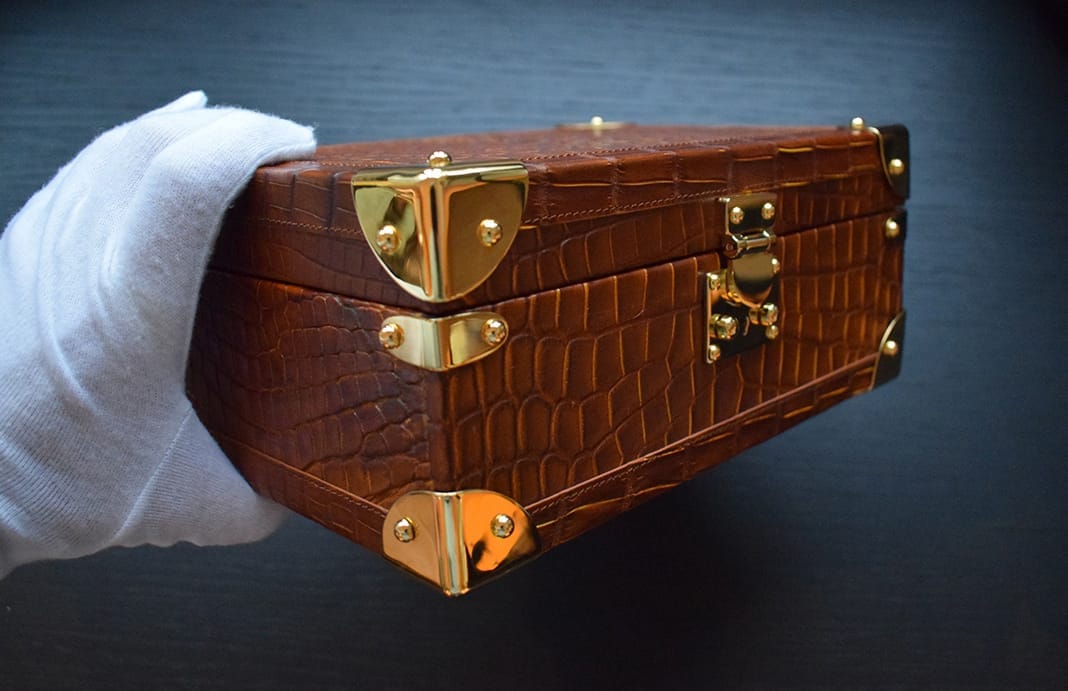 Custom Crocodile watch box