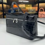 glossy crocodile pouch lp