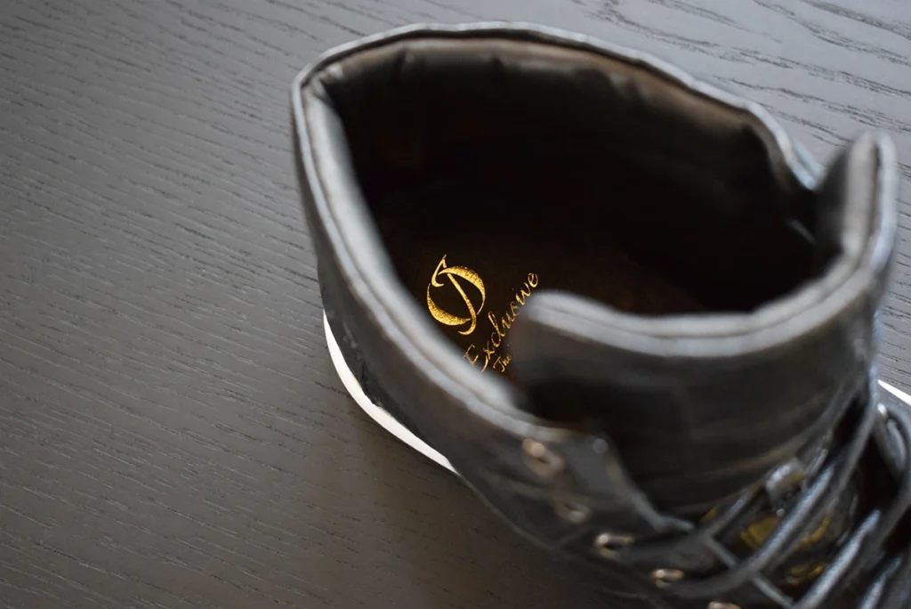 black crocodile sneaker oj exclusive