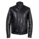 black genuine crocodile jacket oj exclusive 2 1
