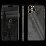 black iphone 14 pro tiger