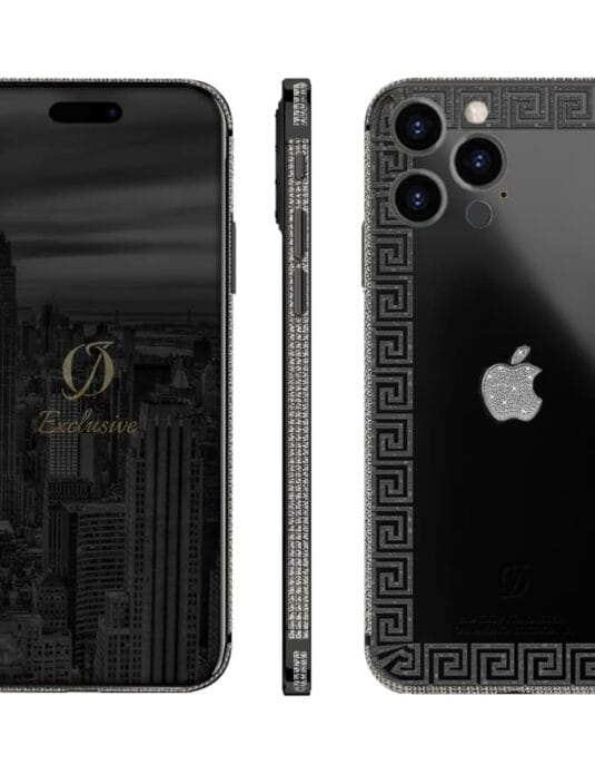 black iphone 16 pro max diamonds