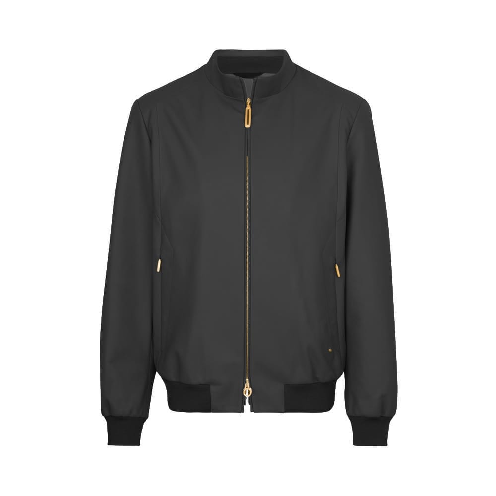 black lamskin leather jacket