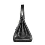 black matte crocodile lv handbag