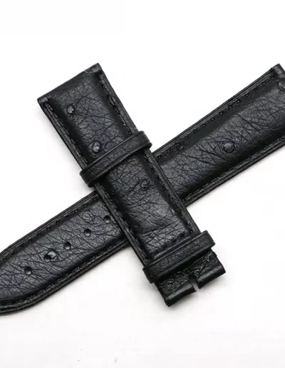 black ostrich watch band