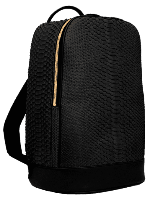 black python backpack