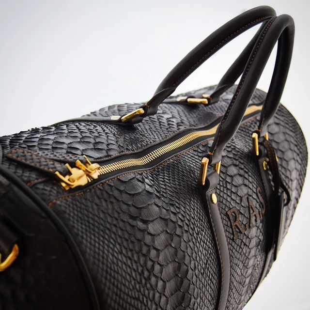 black python weekender personalized