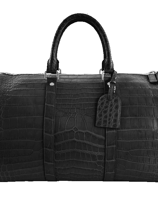 black-crocodile-duffle-bag-weekender-