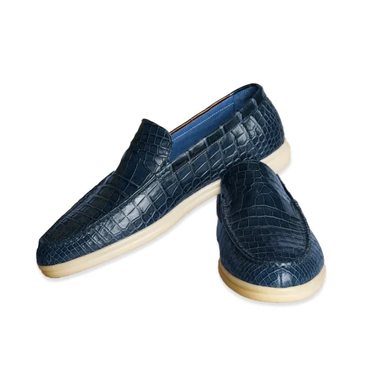 Blue Crocodile Summer Walk Shoes Loafer
