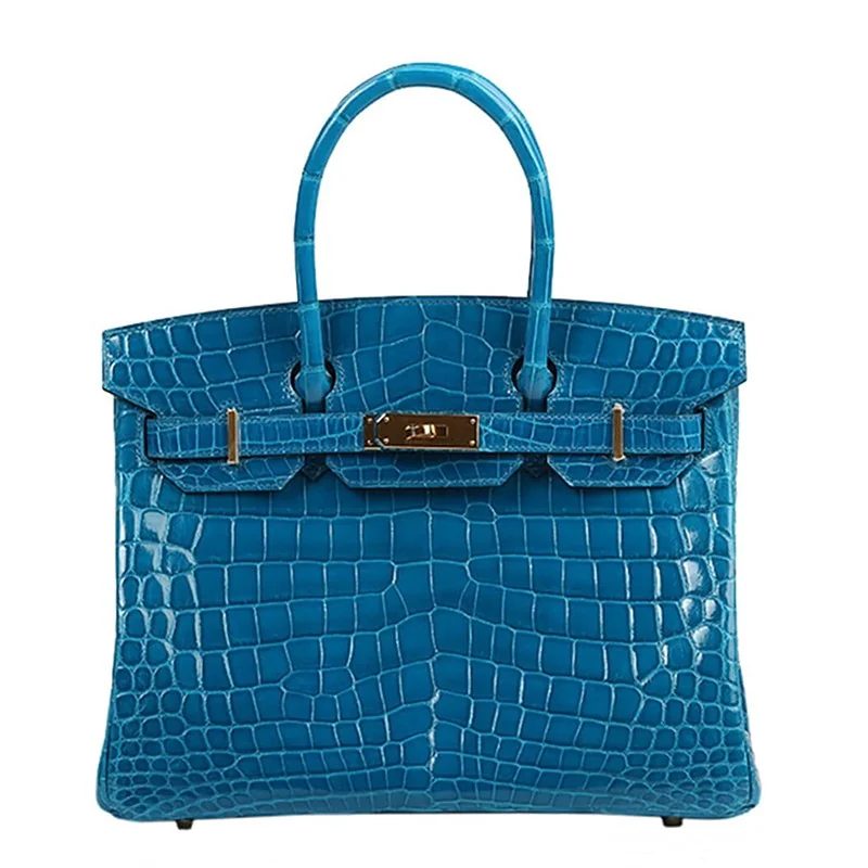 blue crocodile lv hanbag birkin design1