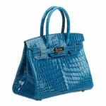 蓝色鳄鱼 LV 手袋 Birkin 设计2