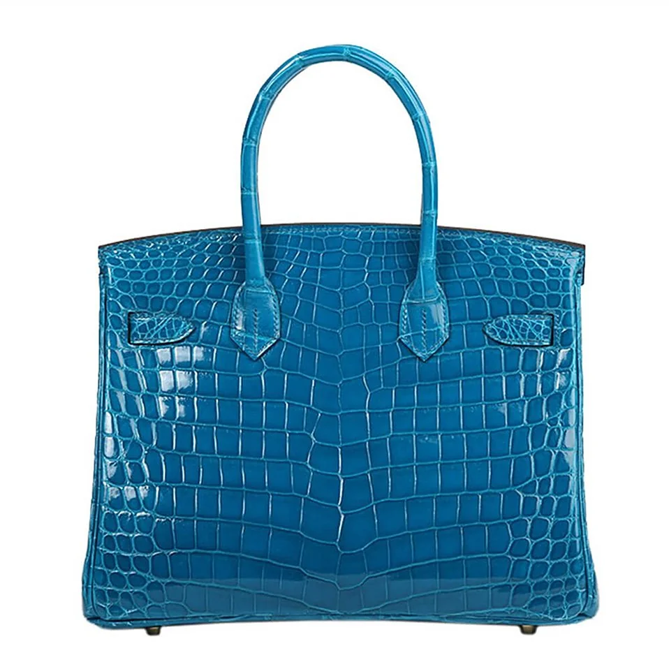 blue crocodile lv hanbag birkin design3