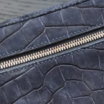 Blue-nubuck-crocodile-pouch