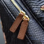 Blue python briefcase