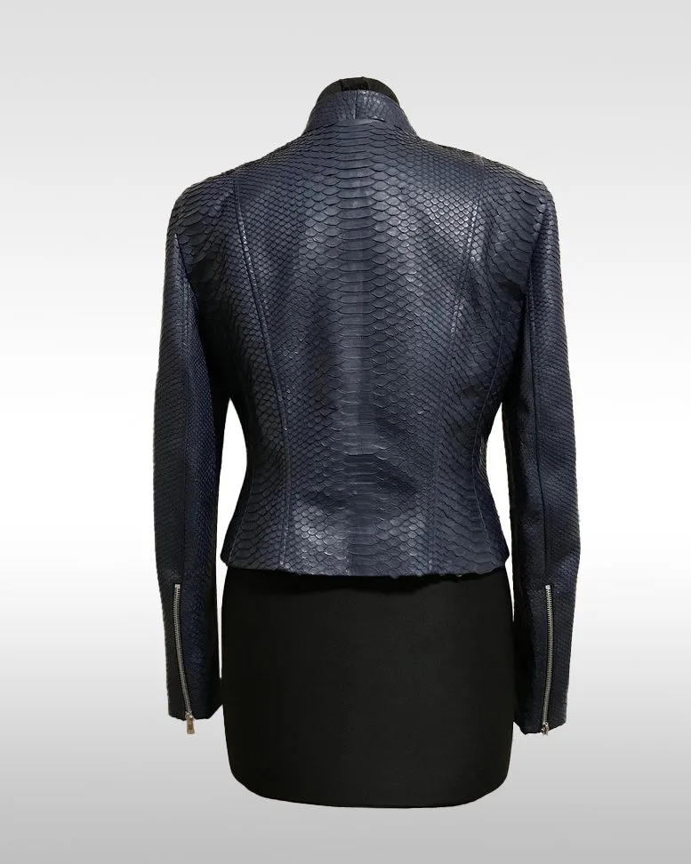 blue python ladies jacket back oj exclusive blue python ladies jacket back oj exclusive
