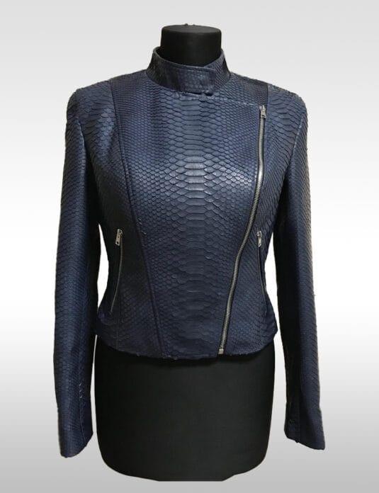 blue python ladies jacket oj exclusive