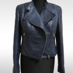 blue python ladies jacket open oj exclusive
